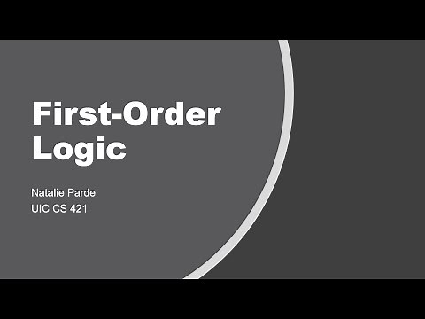 First-Order Logic