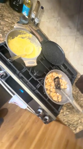 Shrimp & grits, well polenta