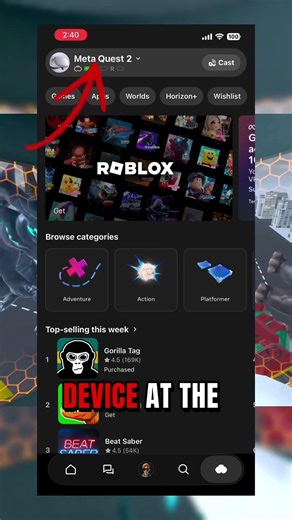 Where to find you’re gallery on the meta horizons app #vr #viral #gallery