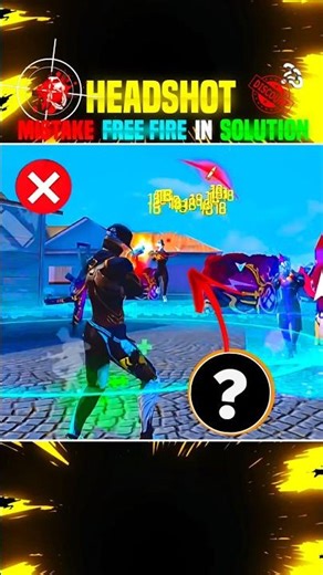 Top Headshot Mistakes in Free Fire + Solutions" 🎯| #shorts
