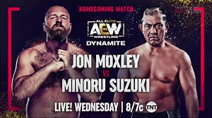 The Forbidden Door was blasted open when #MinoruSuzuki appeared to confront #JonMoxley at #AEWAllOut! Suzuki & Moxley go to battle TONIGHT on #AEWDynamite LIVE on @tntdrama in Mox's Cincinnati, Ohio Homecoming. 🎟 at AEWTIX.com | All Elite Wrestling