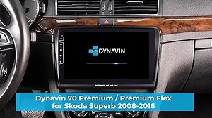 DYNAVIN Android Autoradio Navi für Skoda Superb 2008-2015, 10,1 Zoll OEM Radio mit Wireless Carplay und Android Auto | Head-up Display | Inkl. DAB+: D9-70 Premium Flex