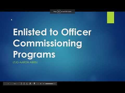 Enlisted to Commissioning Programs (Navy)