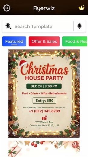 🎄✨ Want to create a stunning Christmas flyer in MINUTES? This quick video shows how easily you can design a professional Christmas flyer for your event, sale, party, or business promo — no design skills needed! 🎅🎁 With festive templates and easy editing, you can create eye-catching flyers for: ✨ Christmas Sales ✨ Holiday Events ✨ Church Programs ✨ Restaurant Offers ✨ School Celebrations ✨ Christmas Parties & More! Make your holiday marketing stand out this season with fast, beautiful, scroll-