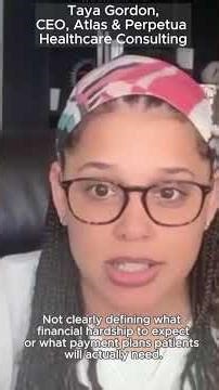 Why Patient Financial Programs Fail Without Strategy | Taya Gordon on Intentional Strategy