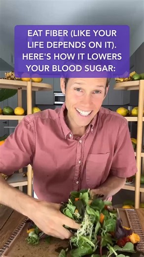 Eat fiber like your life depends on it — because it does. 🌱 Here’s how fiber helps lower blood sugar and reverse insulin resistance ⬇️ 1️⃣ Slows down glucose absorption Fiber acts like a sponge — it slows the breakdown of carbohydrates and prevents blood sugar spikes. 2️⃣ Feeds good gut bacteria Soluble fiber fuels your microbiome, reducing inflammation and improving insulin sensitivity. 3️⃣ Lowers insulin resistance High-fiber foods are naturally low in fat and rich in nutrients — the exact co