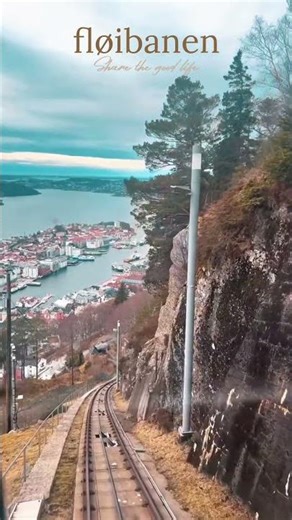 A Trip up Mount Fløyen🇳🇴 #NorwayBergen #Norway #Floibanen #TravelNorway#MountainView