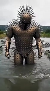 11K views · 17 reactions | It turns out that this hedgehog costume is very safe if you want to enter the area of ​​a herd of hungry crocodiles. | ASMR.com | Facebook