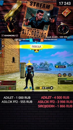 REAKSIYA😂🤫@PIXELFForg@AYUB_FF1@ISMOIL-FF-YT#bekyt#impossible#garenafreefire#googleplaygamer