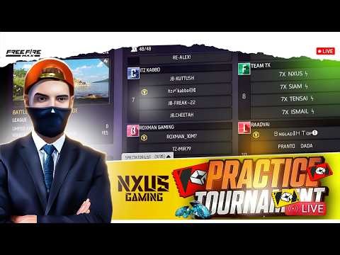 [🔴LIVE ] PRACTICE TOURNAMENT FOR SUBSCRIBERS 👽 | Garena Free Fire Live @raadvaiyt829