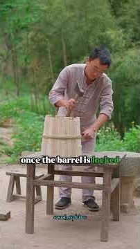 He Builds a Wooden Rice Steamer With ZERO Nails or Glue!