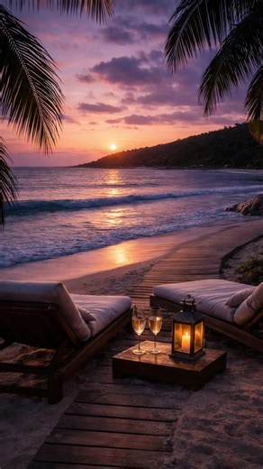 Love this sunset ❤️ #DreamPlace #PeacefulMoments #RelaxingAmbience