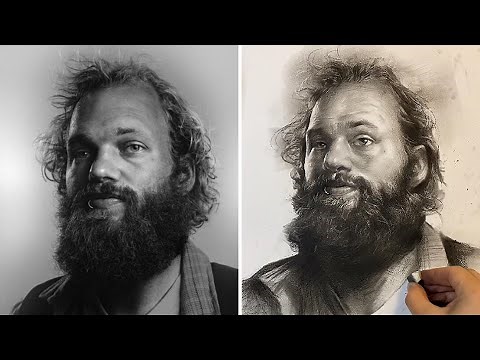 Drawing A Man with Beard Step by Step ∥ Sketch Drawing