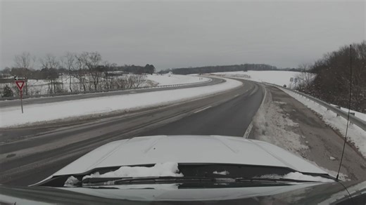 Neighborhood roads in East TN still slick after snow
