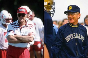 'Lou Holtz Is A Brat' - Remembering Bill Walsh And Stanford's Upset Of Notre Dame 30 Years Later