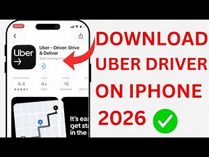 How To Install Uber Driver App On iPhone (2026)