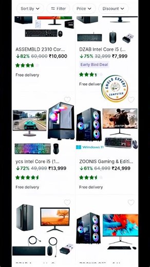 Best 5 Gaming Pc Setup Under Budget | Who Is Best 700#shorts#ytshorts