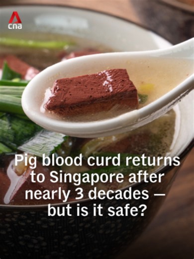 🩸 Pig blood curd, or blood tofu, is returning to Singapore after being banned for nearly three decades. Food manufacturer CP Foods will be the first to bring it back to supermarket shelves and hotpot chain Haidilao could start serving it soon. But is it safe? CNA's Ivy Chok finds out. #sgnews #singapore #pigblood