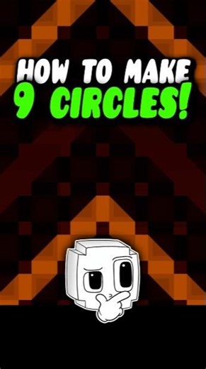 HOW TO MAKE THE NINE CIRCLES EFFECT IN GEOMETRY DASH #geometrydash #gd #shorts #games