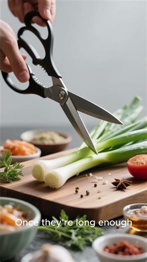 🌱 HACK 22 — Grow Spring Onions Forever in a Cup #ecofriendly #savemoney #homedecor #shorts