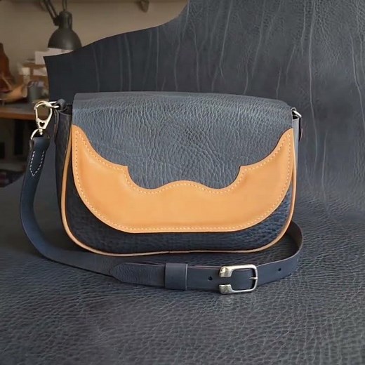 👜 Make This Stunning Leather Crossbody with Just a PDF! 🔥 #diybags