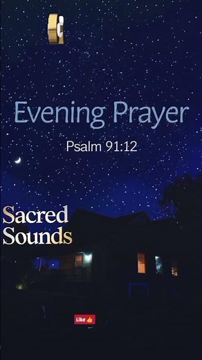 Evening Prayer | Psalm 91:12 | Angels Will Guard You Tonight