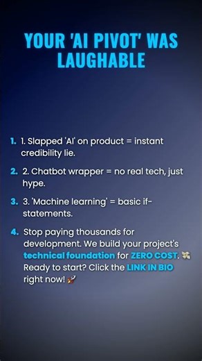 Your 'AI Pivot' Was Laughable #ad (Verify Info)