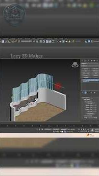 How to Use Path Deform Modifier in 3ds Max. #3d #3dart #3dsmax #design #3dmodelingtutorial