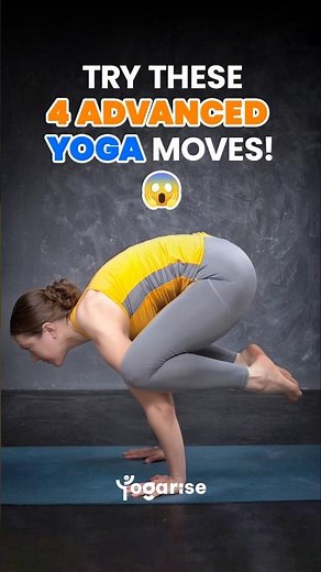 😱🔥 4 Advanced Yoga Poses You NEED to Try 💪✨.