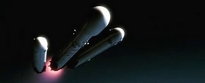 Falcon Heavy: il lancio simulato nellanimazione di SpaceX