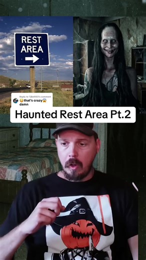 Replying to @TjBel003 Most people think haunted places are old houses and abandoned hospitals… but rest areas can be just as terrifying. This video dives into two of the creepiest “on-the-road” stories in the U.S.: 🚻 Interstate 90 (Idaho–Montana border) — a beautiful, isolated rest stop with private stalls… and a reputation for unexplainable encounters. A truck driver stops late at night and sees someone watching from the window. Inside the bathroom, his stall door keeps jiggling like someone’s