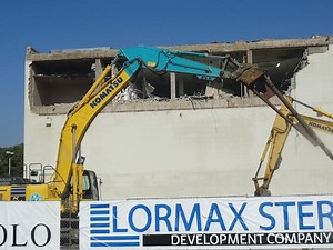 Historic Re-Development Begins on Evergreen Plaza