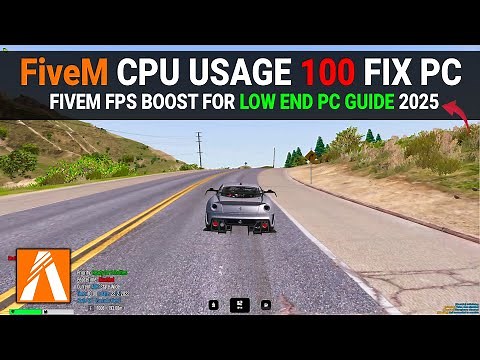 FiveM CPU Usage 100 Fix ✅ | FiveM High CPU Usage Fix + FPS Boost 2025