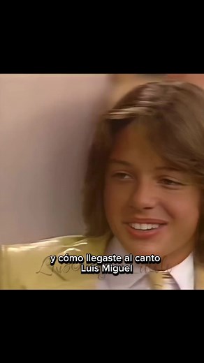 luis miguel con apenas 14 años, en los inicios de su carrera profesional ya hablaba de sus primeros discos y éxitos de los muchos más que estarían por llegar hasta el día de hoy siendo el indiscutible n° 1 que es. 🙌🏼❤️👑🎙️ #luismiguel #luismigueltour2024#luismiguelgira2024#luismigueltourargentina #luismigueltourusa #luismigueltourespaña #luismigueltourmexico #estadiosantiagobernabeu #luismiguelenvivo #luismiguelfans #idoloporsiempre #solemio #luismi