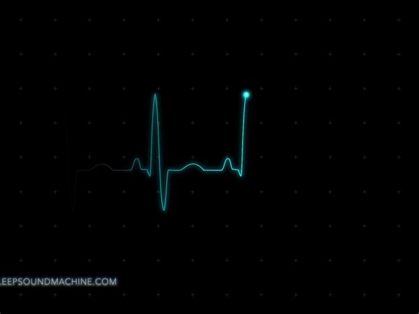 Sleep Sounds -1 Hour： Heartbeat Sound of Human Heart and Pulse - Sleep Video