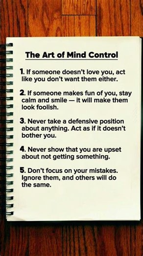 Powerful Mind Control Rules That Will Make You Emotionally Unstoppable