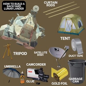 How to Build a Backyard Lunar moon Lander from scratch…. | Flat Earth Life