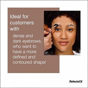 We’re obsessed with the new @refectocil_international Intense Brow(n)s Brow Filling Technique. Perfect for customers with dense and dark eyebrows who want to have a more defined and contoured shape. Salon System Educator Ruth Atkins explains “Once the tint is applied within the brow template that you’ve drawn on the client’s skin, leave for just 2 minutes. Be aware, this tint has virtually no colour when applied to the skin – but trust the process.” It will give your client the perfect WOW Brows