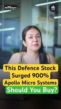 Apollo Micro Systems Stock Gave 900% Returns! Is This Defence Company Brain Behind India’s Missiles?