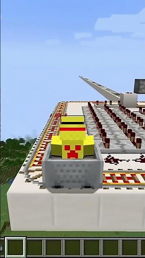 Minecraft minecart #shorts #minecraft #minecarft