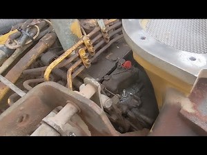 Adjusting the high RPM limit on a Cat 3208 diesel engine.