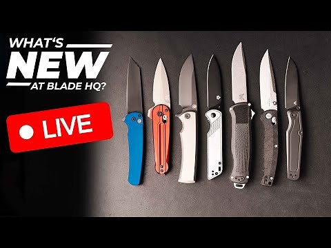 New Knives at Blade HQ for the week of 8/25/2025 LIVE