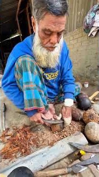Amazing Hookah Making Process Using Coconut Shell 🥥🔥