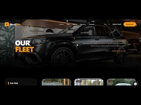 NovaRide | Premium Car Rental Platform - Full Feature Walkthrough (MERN Stack)