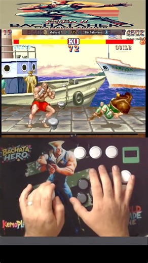 Sagat vs Guile Agressive Round Good Game #retrogaming #streetfighter #arcade #capcom #snes #shorts