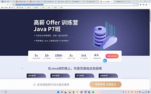 斥巨资买的拉钩java工程师高薪训练营P7，分享给大家