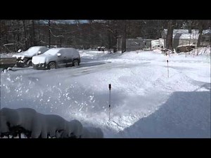 LT180 with 42" Snowblower in Nemo snow.