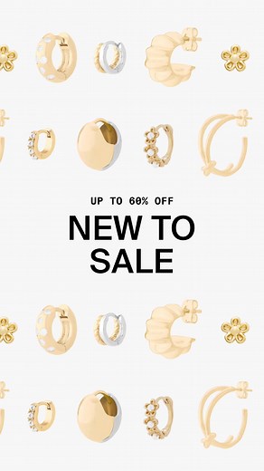 111K views | Our bestselling hoops? Just added to the sale. Snag them while you still can.  | Studs | Facebook