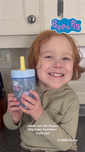 Big Peppa fun in a perfectly sized sip. 🐷💗 The Peppa Pig 9 oz. Tumblers are made for little sippers ages 2-4. Easy to hold, easy to clean, and ready for every snack break, playdate, and adventure in between. Because everyday hydration should be simple, cute, and kid-approved. 💦✨ #ZakDesigns