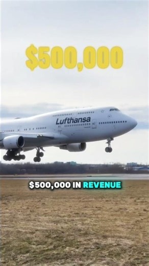 How much Money Lufthansa Makes Per 747 Flight 💸 #aviation #airlines